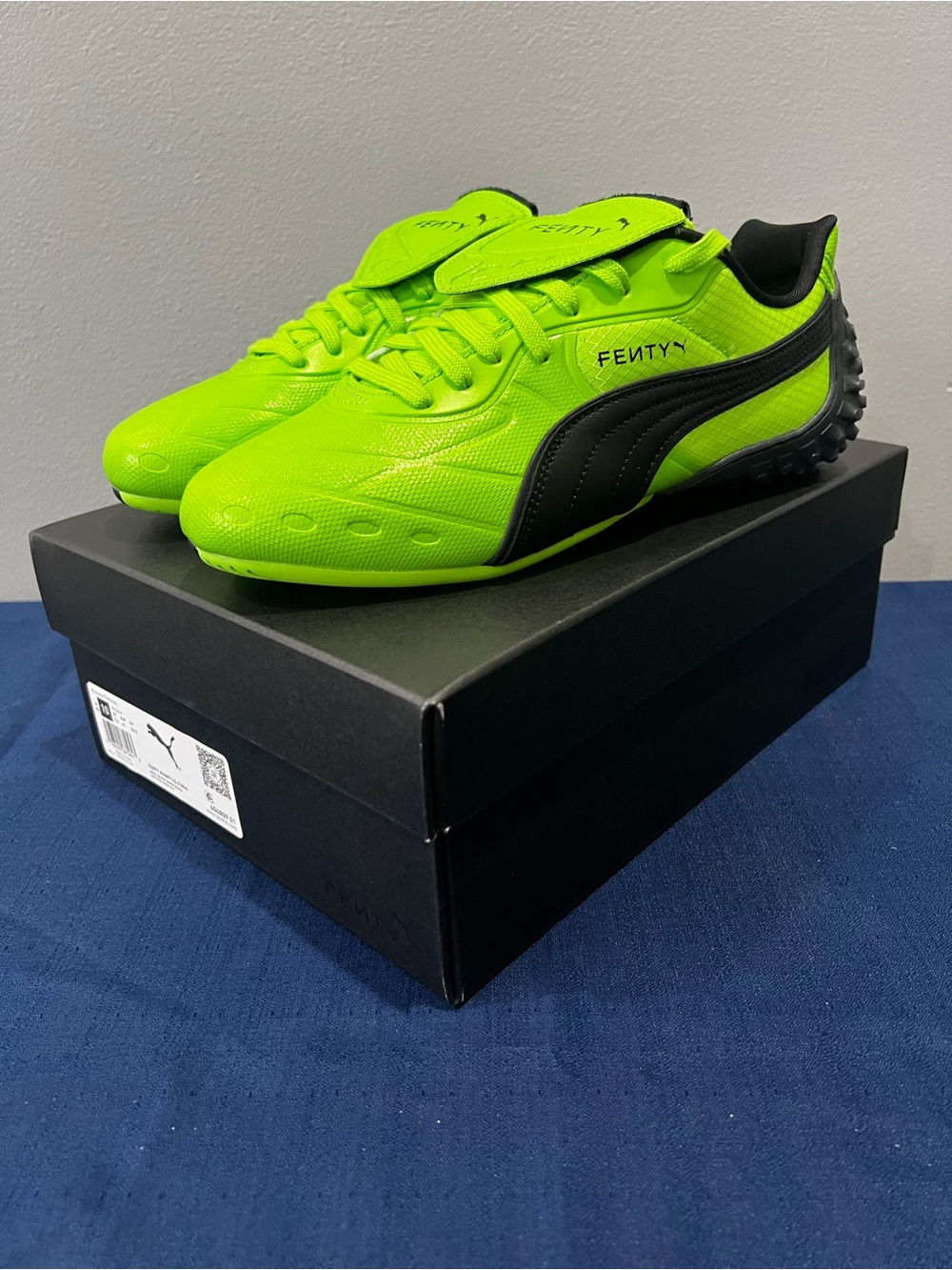PUMA x FENTY Avanti LS-X Pitch Green/Black Low Sneaker 404809-01 Size 10 Women’s